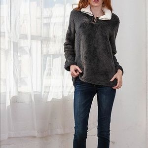 Wanna B Soft Fuzzy Pullover